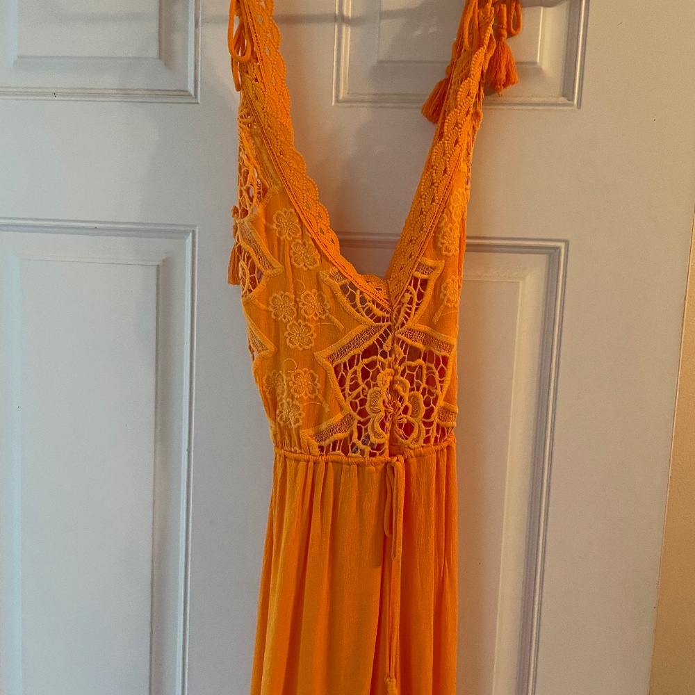 Beautiful free people festive jumpsuit
